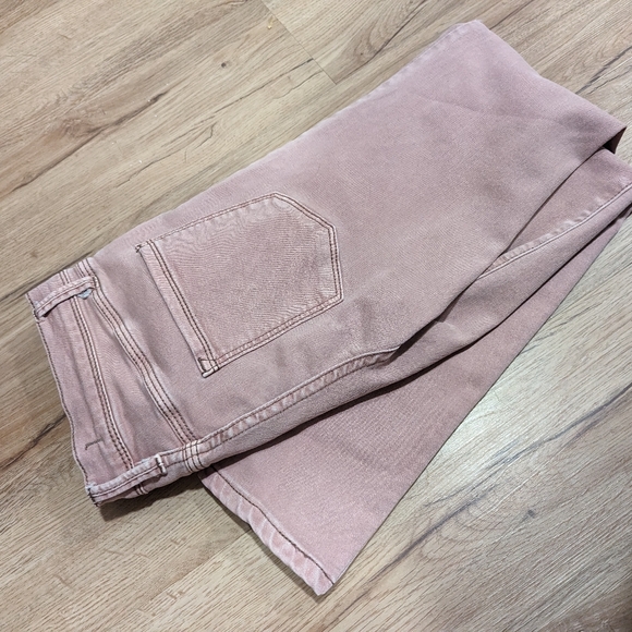 Free people pink jean pants size w 27 - Picture 3 of 4